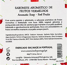 Mydło w kostce Czerwone owoce - Essencias de Portugal Red Fruits Aromatic Soap — Zdjęcie N3