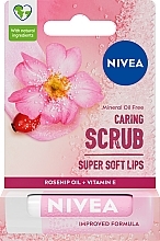 Peeling do ust - NIVEA Caring Scrub Super Soft Lips  — Zdjęcie N1