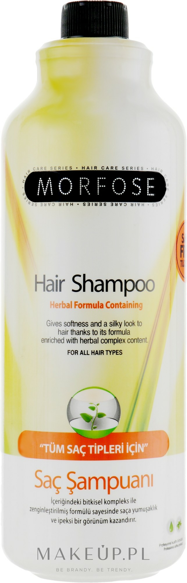 Ziołowy szampon do włosów - Morfose Herbal Salt Free Hair Shampoo — Zdjęcie 1000 ml