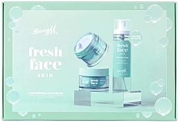 Kup Zestaw - Barry M Fresh Face Skin 3-Step Skincare Set (cleans/balm/40 g + toner/100ml + cr/50 ml)