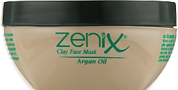 Glinkowa maseczka do twarzy z olejem arganowym - Zenix Professional SkinCare Clay Face Mask Argan Oil — Zdjęcie N4