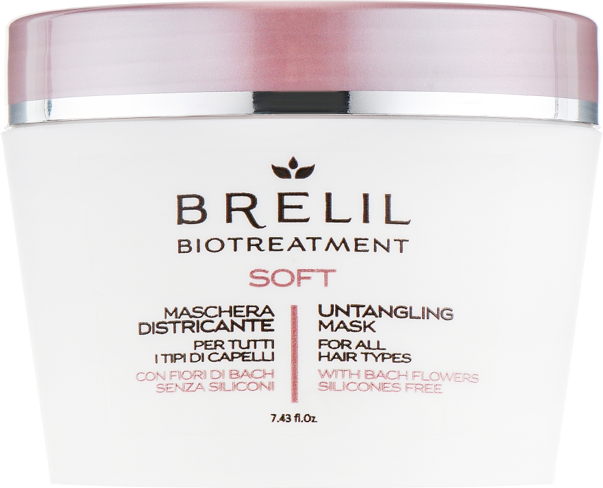 Maska ułatwiająca rozczesywanie wszystkich rodzajów włosów - Brelil Bio Treatment Soft Untangling Mask For All Hair Types — Zdjęcie N1