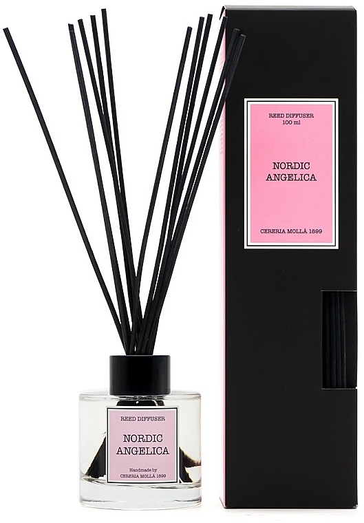 Dyfuzor zapachowy Nordic Angelica - Cereria Molla Nordic Angelica Reed Diffuser — Zdjęcie N1