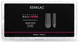 Kup Szablony do przedłużania paznokci - Semilac Acrylgel Nail Form Square