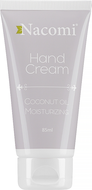 Kokosowy krem do rąk Intensywne nawilżenie - Nacomi Moisturizing Hand Cream — Zdjęcie N1