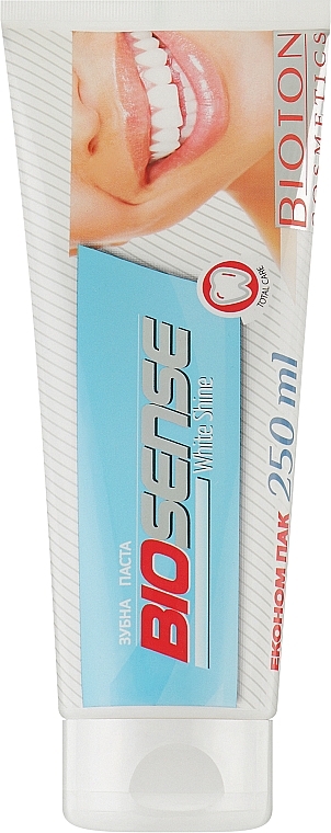 Pasta do zębów Biały połysk - Bioton Cosmetics Biosense White Shine — Zdjęcie N1