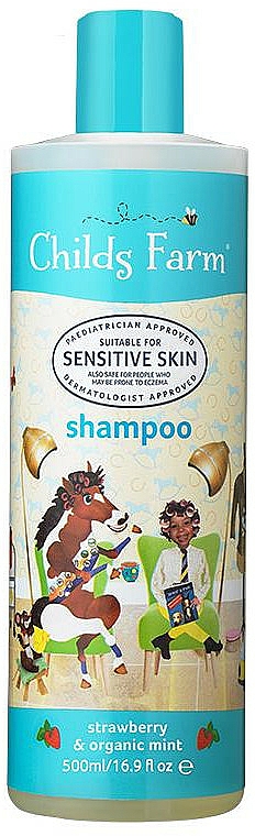 Szampon, Truskawka i mięta - Childs Farm Strawberry & Ornanic Mint Shampoo — Zdjęcie N1