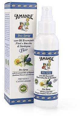 PRZECENA! Dezodorant w sprayu - L'Amande Fiori e Bacche di Sardegna Deodorant Spray * — Zdjęcie N2