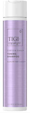 Tonizujący szampon do włosów bez siarczanów - Tigi Copyright Custom Care Toning Shampoo — Zdjęcie N1