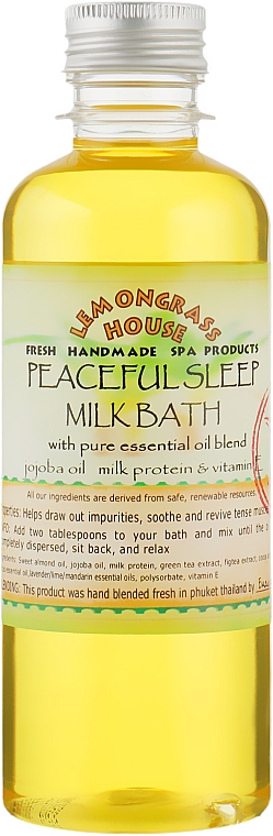Mleczko do kąpieli Spokojny sen - Lemongrass House Peaceful Sleep Milk Bath — Zdjęcie N3