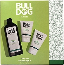 Kup Zestaw - Bulldog Skincare Original Grooming Kit (sh/gel/500ml + f/cr/100ml + f/scr/125ml)