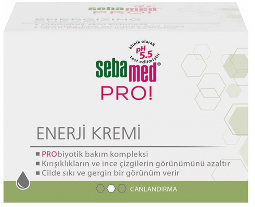 Naprawczy krem przeciwzmarszczkowy do twarzy 70+ - Sebamed PRO! Energizing Cream — Zdjęcie N2