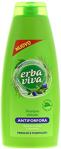 Przeciwłupieżowy szampon do włosów Mirt i rozmaryn - Erba Viva Anti-Dandruff Shampoo