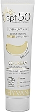 Krem CC z filtrem przeciwsłonecznym SPF 50 - Dhyvana Botanicals & Hyaluronic Acid CC-Cream — Zdjęcie N2