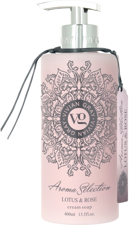 Mydło w płynie Lotos i róża - Vivian Gray Aroma Selection Lotus & Rose Cream Soap — Zdjęcie N1