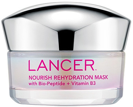 Maska z biopeptydem + witamina B3 - Lancer Nourish Rehydration Mask With Bio-Peptide + Vitamin B3 — Zdjęcie N1