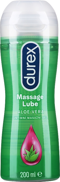 Żel do masażu intymnego, Aloes - Durex Play Massage 2 in 1 Aloe Vera — Zdjęcie N1