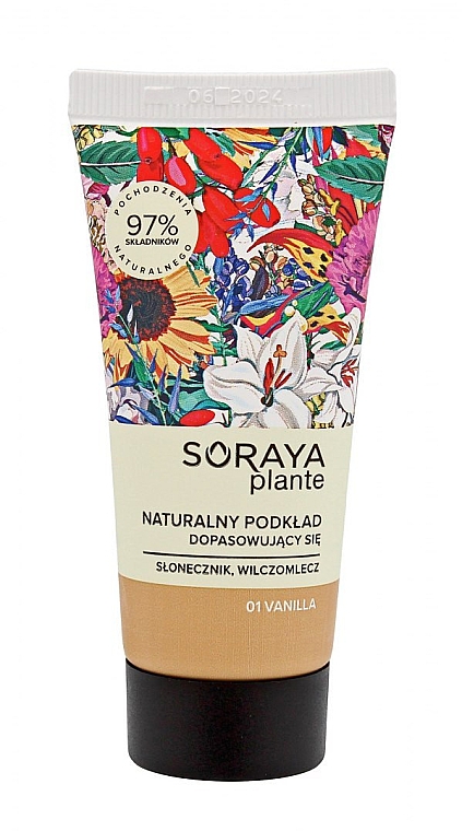 Naturalny podkład dopasowujący się do skóry - Soraya Plante — Zdjęcie N1