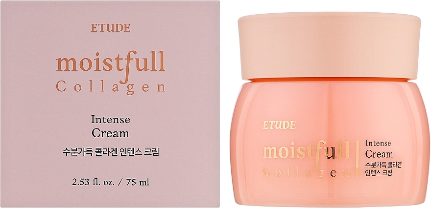 Nawilżający krem do twarzy z kolagenem - Etude House Moistfull Intense Collagen Face Cream — Zdjęcie N2