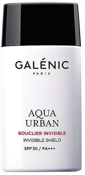 Przeciwstarzeniowy krem do twarzy - Galenic Aqua Urban Invisible Shield Spf30+ — Zdjęcie N1