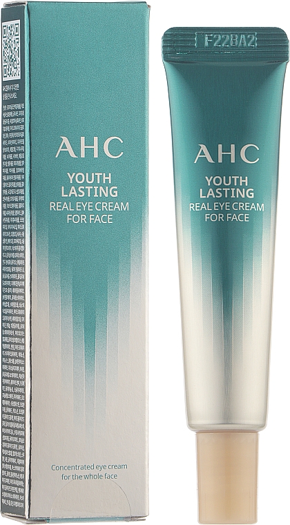 Przeciwzmarszczkowy krem peptydowy do oczu i twarzy - AHC Youth Lasting Real Eye Cream For Face