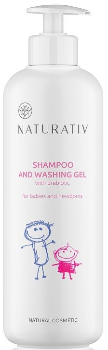 Szampon i żel do mycia 2 w 1 dla dzieci - Naturativ Shampoo & Washing Gel Infants & Babies — Zdjęcie N3