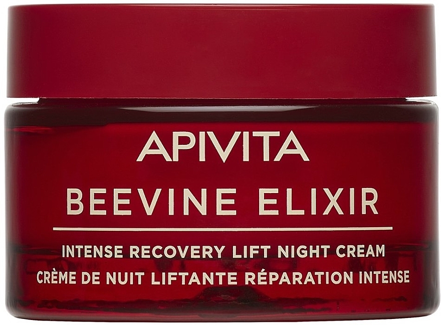 Ujędrniający krem na noc o działaniu regenerującym - Apivita Beevine Elixir Intense Recovery Lift Night Cream — Zdjęcie N1
