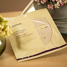Oczyszczająca maseczka ​​w płachcie do twarzy - Ahava Purifying Mud Sheet Mask — Zdjęcie N5