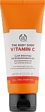 Peeling do twarzy, Witamina C - The Body Shop Vitamin C Glow Boosting Microdermabrasion — Zdjęcie N1