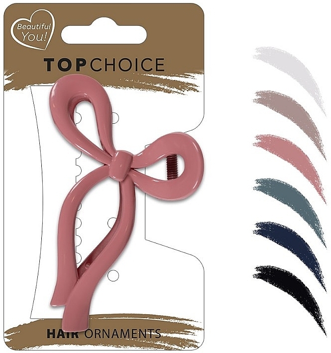 Spinka do włosów, 28342, szara - Top Choice Hair Ornaments — Zdjęcie N1