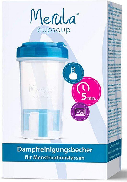 Kubek do dezynfekcji kubeczków menstruacyjnych w mikrofalówce - Merula Cupscup Sterilization Cup  — Zdjęcie N1