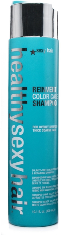 Rewitalizujący szampon do twardych włosów farbowanych - SexyHair HealthySexyHair Reinvent Color Care Shampoo For Overly Damage Thick Coarse Hair