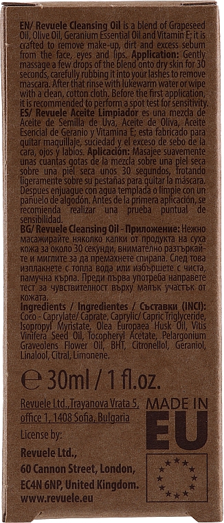 Olejek do mycia twarzy - Revuele Apothecary Cleansing Oil — Zdjęcie N3