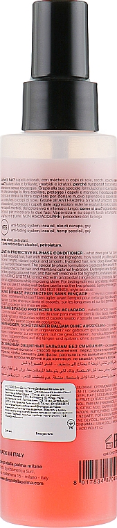 Dwufazowa odżywka do włosów farbowanych bez spłukiwania - Diego Dalla Palma Salva Colore Leave-in Protective Bi-Phase Conditioner — Zdjęcie N2
