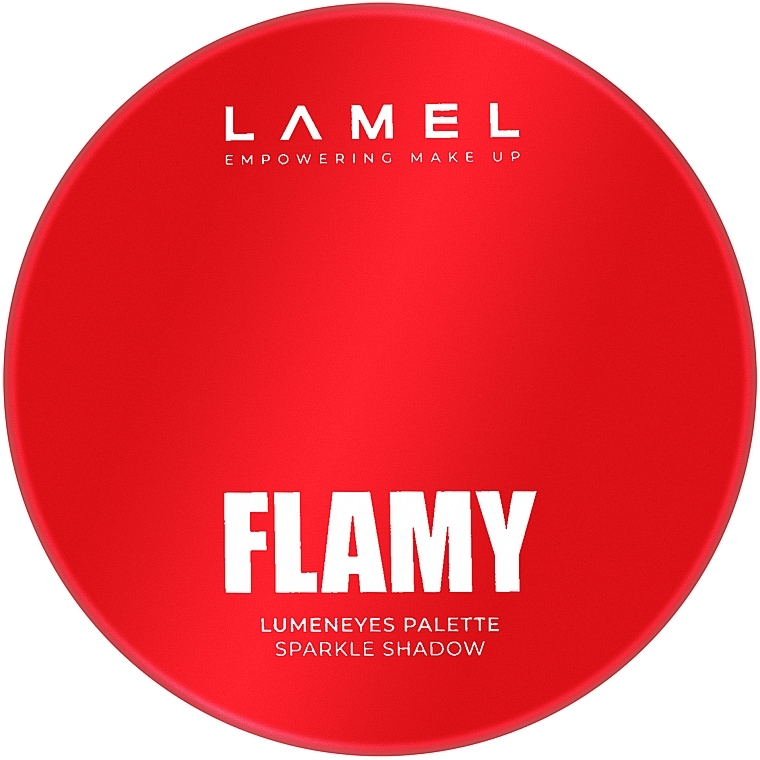 Paleta cieni do powiek - LAMEL FLAMY Lumeneyes Palette — Zdjęcie N2