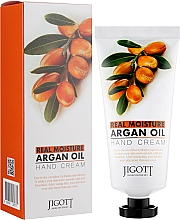 Krem do rąk z olejkiem arganowym - Jigott Real Moisture Argan Oil Hand Cream — Zdjęcie N2