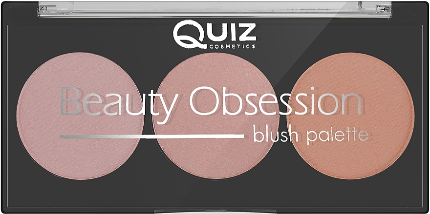 Paleta różów do twarzy - Quiz Cosmetics Beauty Obsession Palette Blush — Zdjęcie N2