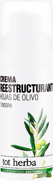 Nawilżający krem do twarzy - Tot Herba Crema Restructuring Cream of Olive Leaves — Zdjęcie N1