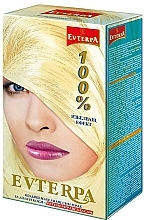 Zestaw rozjaśniający do długich włosów - Evterpa Long Hair Soft Blue Bleaching Powder (powder/24g + oxidant/80ml) — Zdjęcie N1