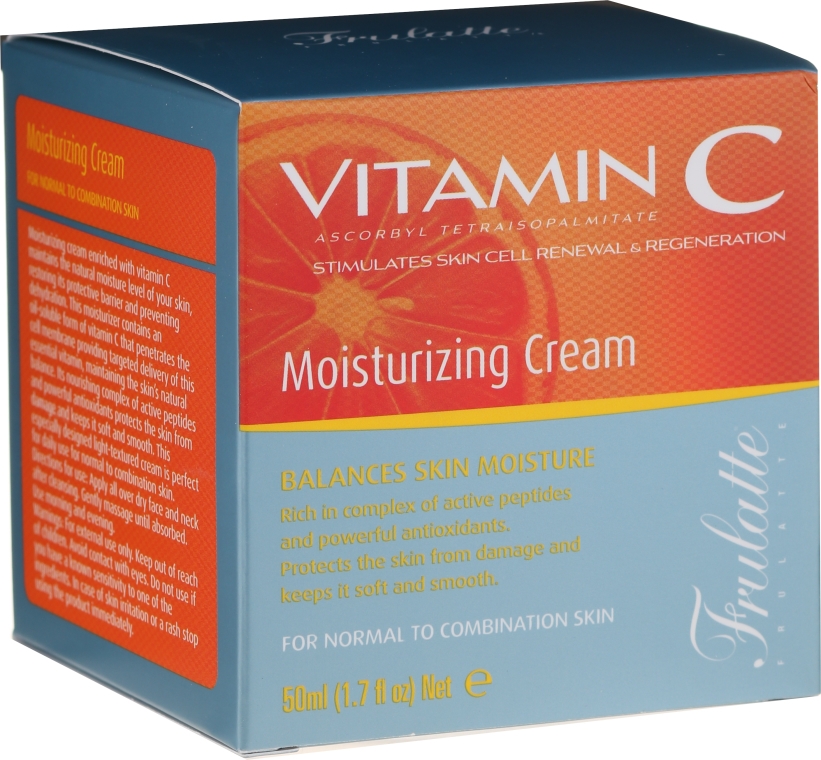 Nawilżający krem z witaminą C - Frulatte Vitamin C Moisturizing Cream — Zdjęcie N1
