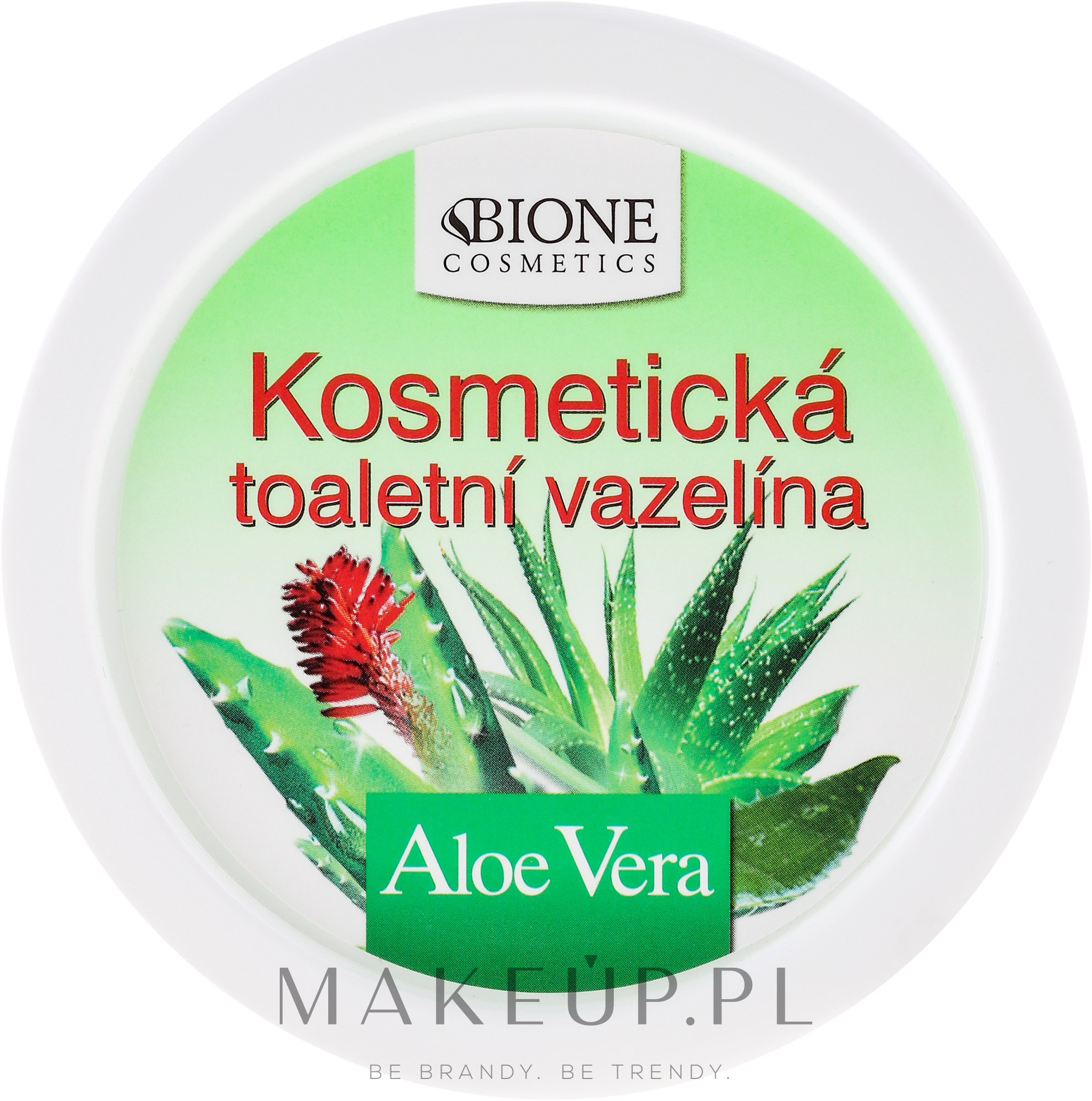 Wazelina kosmetyczna z aloesem - Bione Cosmetics Aloe Vera Cosmetic Vaseline — Zdjęcie 155 ml