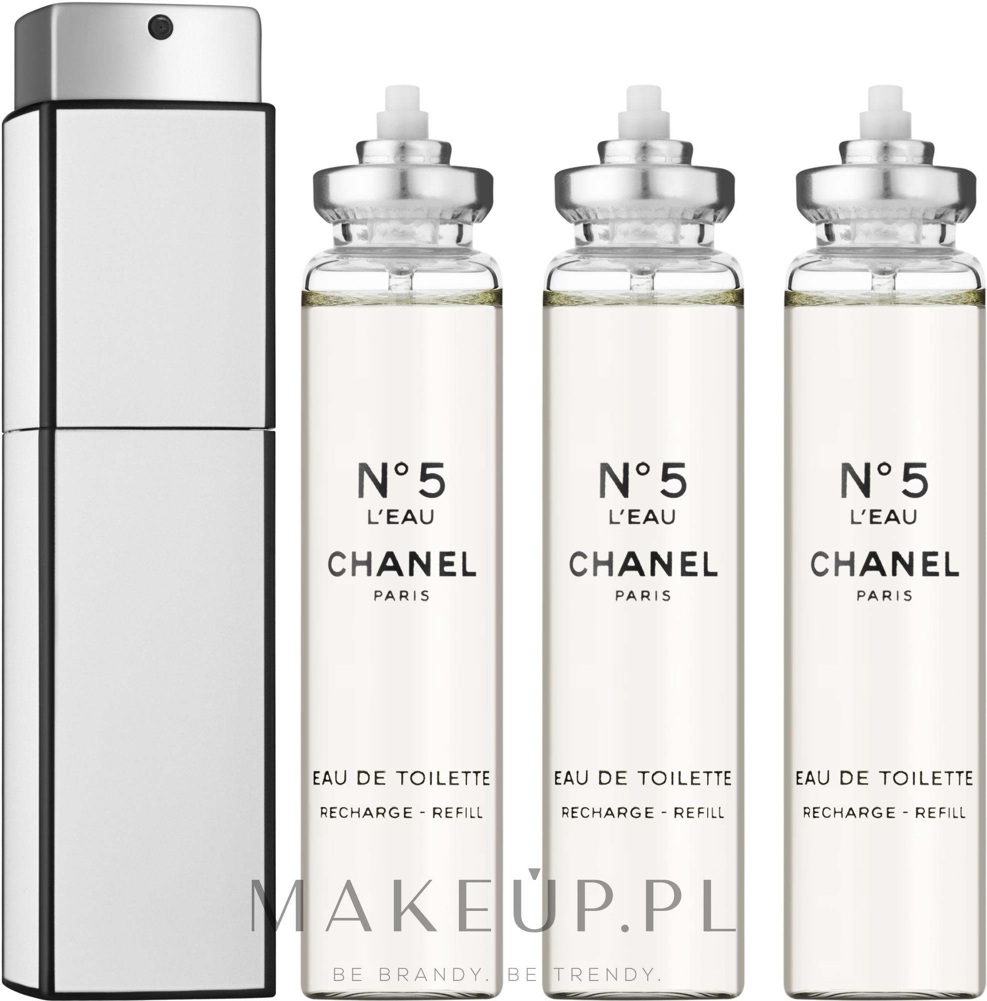 Chanel N5 L`Eau - Woda toaletowa (wymienny wkład) — Zdjęcie 3 x 20 ml