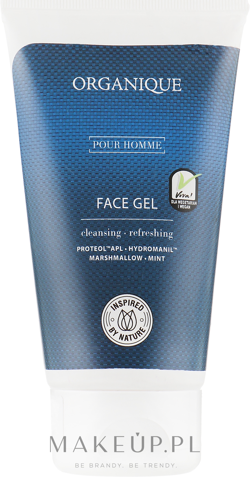 Żel do mycia twarzy dla mężczyzn - Organique Naturals Pour Homme Face Gel — Zdjęcie 150 ml
