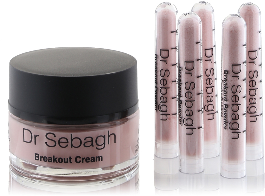 Krem i puder eliminujące wypryski do skóry tłustej - Dr Sebagh Breakout Powder & Cream For Oily Skin — Zdjęcie N3