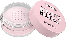 Rozjaśniająco-wygładzający sypki puder do twarzy - Catrice Bright & Blur Loose Powder — Zdjęcie N1