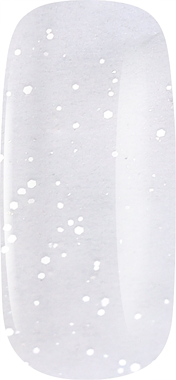 Matowy top z drobinkami - Tufi Profi Premium Dot Silver Top Matte — Zdjęcie N2