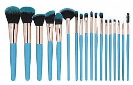 Kup Zestaw pędzli do makijażu, 18 szt. - Tools For Beauty MiMo Makeup Brush Blue Set