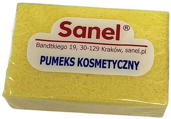 Pumeks kosmetyczny, żółty - Sanel — Zdjęcie N1