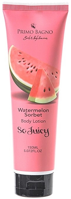 Balsam do ciała Sorbet arbuzowy - Primo Bagno Watermelon Sorbet Body Lotion (tubka) — Zdjęcie N1