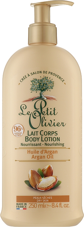 Mleczko do ciała - Le Petit Olivier Nourishing Body Lotion with Argan Oil, — Zdjęcie N1